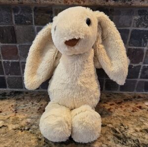 Accardi Tan Light Brown Rabbit Plush Bunny Stuffed Animal Toy Super Soft 8”Cute
